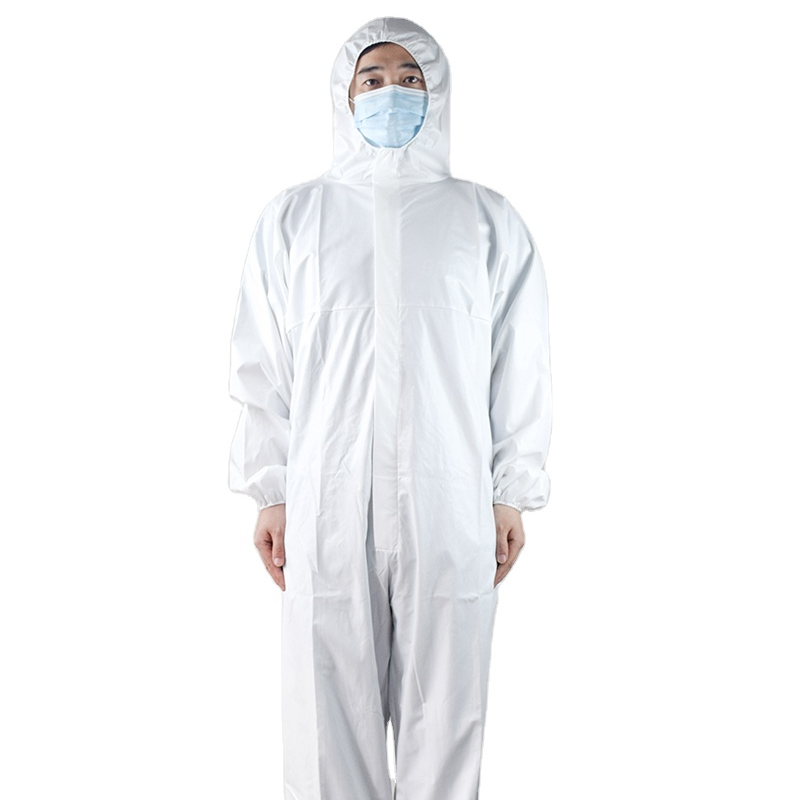 Одноразовая Медицинская Нетканая Защитная ткань HUAFU 70 г ПП + ПЭ СИЗ Комплект комбинезон для больницы