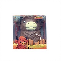 Vente en gros de jouets squishy géants en forme de vache des Highlands, en boîte, doux à presser, animaux de ferme mystérieux, anti-stress, cadeau, souvenir de fête