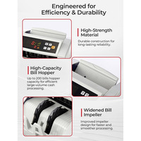 Mesin Penghitung Uang HUAEN A16 untuk GBP /USD /EURO Deteksi UV/MG/IR Mode Tambah/Batch Layar LED Penghitung Uang Kertas