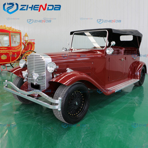 Voiture Classique Rouge Rétro Personnalisée Super Limousine pour la Royauté, Modèle Antique pour Président, Voiture Vintage avec Moteur Puissant 5kW - Product Image 4