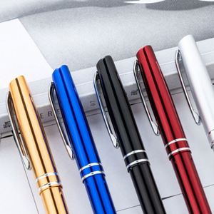Multi-<b>Color</b> Metal Ballpoint - Wholesale Custom Logo Rotating Hotel Promotional Advertising Gift <b>Pens</b> - Product Image 2