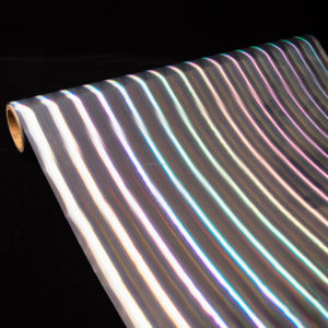 EVA <span class=keywords><strong>OPP</strong></span> holografik laminasyon rulo Film altın/gümüş BOPP karton için parlak yumuşak plastik streç ambalaj etiket - Product Image 1