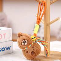 Adorable et mignon petit pendentif en peluche Fulu Gourd, poupée de dessin animé, pendentif de sac, porte-clés, poupée en tissu pour la décompression et la décoration