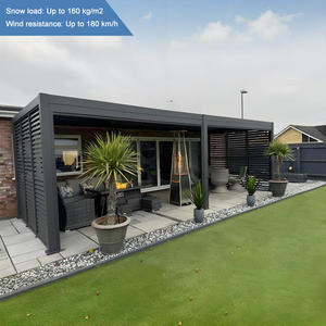 Pérgola Ecológica con Techo de Aluminio y Persianas Laterales Eléctricas para una Vida Sostenible - Product Image 4