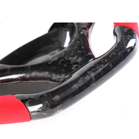 Volant de course LED compatible avec BMW E90 E92 E93 E82 E87 Série 3 320 325 330 M3 M2 X1 Fibre de carbone forgée