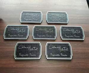 Custom all'ingrosso piastra porta Braille Touch Signage di guida del bordo di alta illuminazione e speciale Logo segno di Prompt per non vedenti - Product Image 6