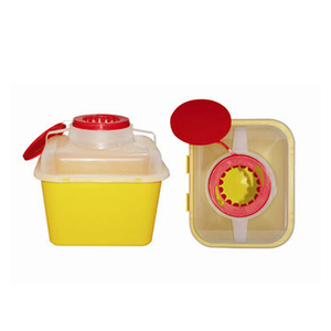 Conteneur de déchets médicaux de 2 gallons avec certificat CE pour l'élimination des objets tranchants, boîte de sécurité médicale pour seringues et aiguilles - Product Image 5