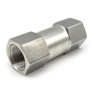 วาล์วกันกลับแบบสปริง BSPP NPT เกลียวใน วาล์วกันกลับแบบสปริง<span class=keywords><strong>โหลด</strong></span> สแตนเลส 304 วาล์วกันกลับสำหรับน้ำมันและก๊าซ - Product Image 4