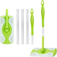 Serpillère plate jetable électrostatique anti-poussière avec tête rectangulaire pour la cuisine, le salon et le nettoyage des bureaux
