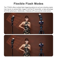 Flash Speedlight TT520III Profesional Inalámbrico Universal de 433MHz para Cámara