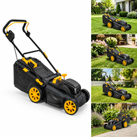 Tondeuse à gazon électrique sans fil, alimentée par batterie au lithium, machine à couper l'herbe électrique pour jardin, cour, usage domestique
