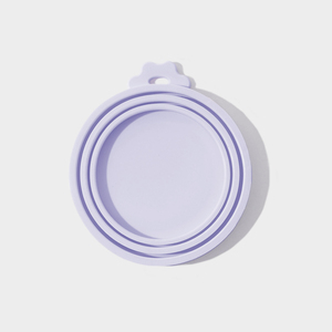 Custom Logo Color Reusable Silicone Airtight Eco-friendly Solid Portable Pet Food Saver Lid Food Grade <b>Can</b> Cover - Product Image 2