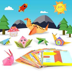 <span class=keywords><strong>Jeu</strong></span> de Puzzle <span class=keywords><strong>Origami</strong></span> coloré papier plié fait à la main impression couleur Double face boutures de papier anglais <span class=keywords><strong>Origami</strong></span> - Product Image 1
