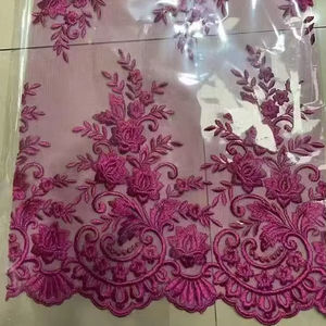 سعر الجملة قوانغتشو الفرنسية المطرزة نسيج الدانتيل الأزرق الملكي بالحجارة - Product Image 1