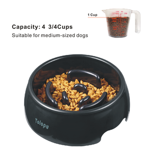 Comederos de Plástico para Perros, Comedero Lento para Cachorros con Material de Grado Alimenticio para Prevenir <span class=keywords><strong>la</strong></span> <span class=keywords><strong>Obesidad</strong></span> - Product Image 5