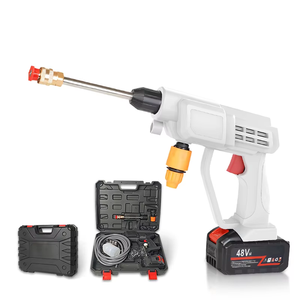 Pistola de lavado de coches eléctrica OGAS ABS, bomba de alta <span class=keywords><strong>presión</strong></span>, 68bar, 48V, inalámbrica, <span class=keywords><strong>Motor</strong></span> de cobre puro, pistola de espuma de chorro de <span class=keywords><strong>agua</strong></span> - Product Image 1