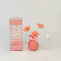 Diffuseur à bâtonnets de fleurs séchées 50 ml, parfum fruité, huile essentielle, désodorisant d'ambiance, décoration aromathérapie