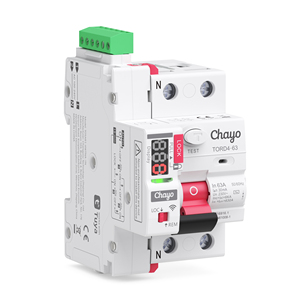 Interruptor <span class=keywords><strong>Diferencial</strong></span> Inteligente Tuya <span class=keywords><strong>WiFi</strong></span> Tipo AC RCCB con Reconexión Automática 2P 4P 16A 25A 40A 63A 30mA, Fabricante Chayo - Product Image 5