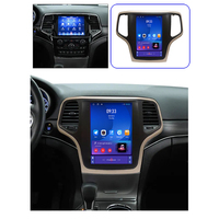 Radio de Coche Android con Pantalla Vertical de 9.7 Pulgadas para JEEP Grand Cherokee 2014-2021, Autoradio con FM/AM, Mirror Link y Ventilador