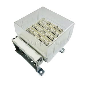 <span class=keywords><strong>Bornier</strong></span> de déconnexion LSA téléphonique 50 paires avec porte-étiquette pour réseau vocal et de données dans l'armoire de bureau central - Product Image 1