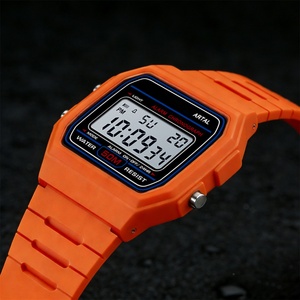 นาฬิกาดิจิตอลทรงสี่เหลี่ยมรุ่น F91W วินเทจ ดีไซน์คลาสสิกทันสมัย สายซิลิโคน ฟังก์ชั่นหลากหลาย พร้อมนาฬิกาปลุก ปี 2026 - Product Image 2