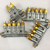 Katup Pemisah Oli T8616 Injektor Katup Distributor Pelumas Oli Gemuk Multi-Arah Volumetrik untuk Mesin Bubut/Mesin CNC