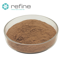 Poudre d'extrait de champignon Huaier 30% polysaccharides, extrait de Trametes Robiniophila, qualité alimentaire, en vrac