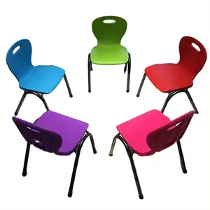 Enfants jardin d'enfants en plastique enfants meubles ensembles école primaire étude chaise et table