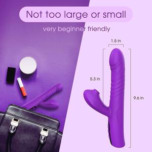 Vibrador de Punto G con Succión y Empuje de 8 Velocidades TT FOREST con Eje Extensible, Recargable por USB, Resistente al Agua, para <span class=keywords><strong>Uso</strong></span> Adulto Femenino - Product Image 6