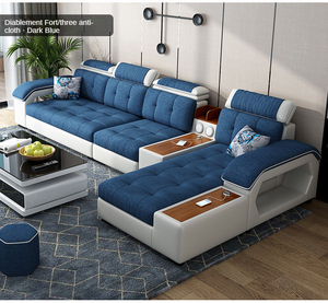 Muebles modernos de lujo para el hogar, conjunto de sofás modernos de Turquía, muebles sólidos de lujo, muebles baratos para el hogar, ahorro de espacio - Product Image 5