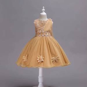 Vêtements décontractés pour bébé, vêtements pour enfants, robe de fête à fleurs pour petite fille, tutu d'été, robe de princesse, devant court - Product Image 5