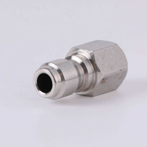 Raccords rapides pour tuyaux pneumatiques, connecteurs rapides en acier inoxydable 304, pistolet à eau haute pression, connexion directe - Product Image 2