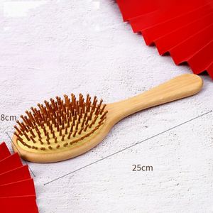 Portable Airbag Comb Eco Friendly Bamboo Paddle <b>Brush</b> for Bathroom Accessories - Product Image 4