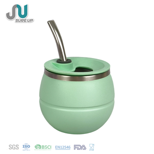 Taza de Acero Inoxidable de Doble Pared para Yerba Mate de 200 ml con Soporte para Pajita, Calabaza Aislada para Mate, Ideal para Viajes al Aire Libre, Libre de BPA - Product Image 5