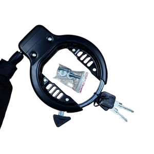 Heavy Duty Acier-Aluminium Vélo Électrique Scooter Fer À Cheval Serrure Portable À Clé Anti-Vol Dispositif pour Moto Fat Big Fat - Product Image 4