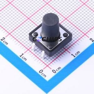K2-1103DP-R4SW-04 Tactile Switch Through hole Component (THT)-4P,12x12mm Switch 2.5N Through Hole 12mm 12mm - Product Image 1