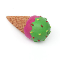 Juguete para Perros con Sonido, Simulación de Cono de Helado, Interactivo, Hueco, para Entrenamiento de Mascotas, para Gatos y Perros, Material de Vinilo, Meng Qigong