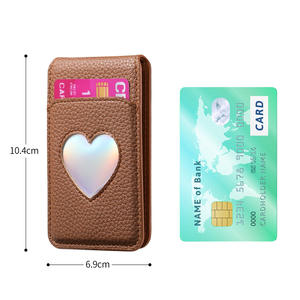 Nouvelle coque de téléphone de luxe en PU imperméable avec porte-cartes miroir et fermeture à clip pour iPhone 16 Pro Max Plus - Product Image 1