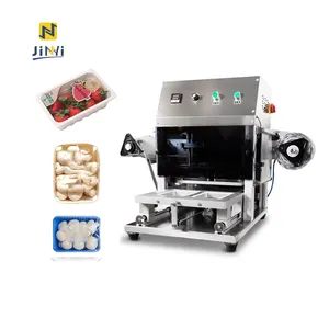 JINYI QF370T-S sigillatrice per vassoi per alimenti sigillatrice semiautomatica per vassoi di riso/sigillatrice per vassoi per alimenti