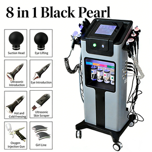 Multiple Core Functions in One Upgraded Skin Care 8 in 1 Instrument for Beauty Salon Use Black Pearl - Product Image 1