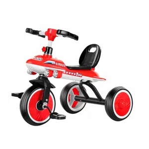 Student Toy Kids Dreirad mit Musik Buntes Licht RC /New Fashion Steel Baby Trike für Kinder/Air Plane Dreirad für Kinder