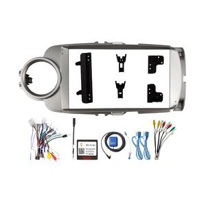 Nuovo Arrivo: Cornice in Plastica per Autoradio con <span class=keywords><strong>Accessori</strong></span> e Cavi per <span class=keywords><strong>Toyota</strong></span> <span class=keywords><strong>Yaris</strong></span> 2012-2017, Lettore DVD per Auto - Product Image 1