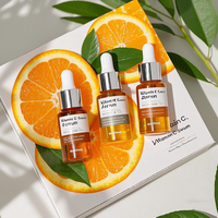 Suero Profesional Antienvejecimiento y Antiarrugas con Vitamina C, Niacinamida, Ácido Hialurónico y Vitamina E, 30 ml, para Blanquear la Piel del Rostro y Cuerpo