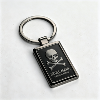 Porte-clés personnalisable Mingou professionnel en alliage de zinc, pour cadeaux d'affaires, avec logo photo personnalisé, rapide et portable