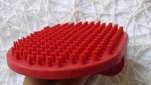 Lenitivo morbido di Gomma Massaggio Setole <span class=keywords><strong>Curry</strong></span> Cani Gatti Shampoo Pettine Con Piccolo Massaggio punte - Product Image 4