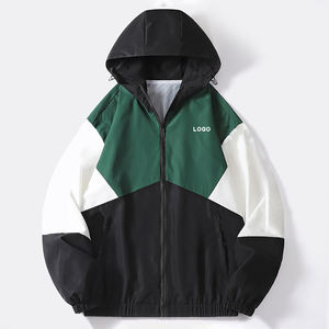 Veste en nylon à capuche épaisse imperméable pour homme, douce et respirante, pour la pêche, la randonnée, coupe-vent, veste bomber personnalisée - Product Image 2