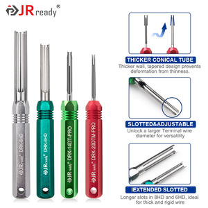 Kit de Herramientas para Conectores Deutsch JRready ST5257-PRO para 4 # 8 # 16 # 12 # 20 #   Herramienta para Extraer Pines de Contactos Sólidos/Estampados de 6-22 AWG para Deutsch - Product Image 2