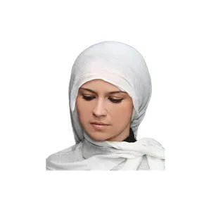 أحدث تصميمات حجاب الرأس المسلم لعام 2024 بلون سادة حجاب إسلامي بأوشحة حجاب للسيدات