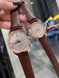 Reloj de Lujo de Alta Gama para Pareja, Movimiento Mecánico Automático, Correa de Cuero de Cocodrilo, Esfera de Nácar, Resistente al Agua, para Omegaes - Product Image 3