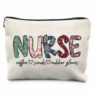 Trousse de survie pour infirmière, sac de rangement cosmétique, pochette de voyage multi-usage à fermeture éclair, portable, écologique, en polyester, tendance - Product Image 2